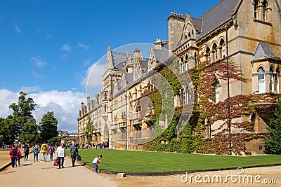 The Christ Church College at the University of Oxford Editorial Stock Photo