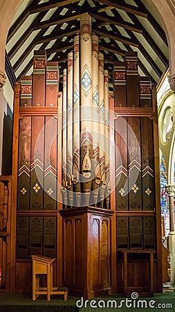 Christ Church - Organs Editorial Stock Photo