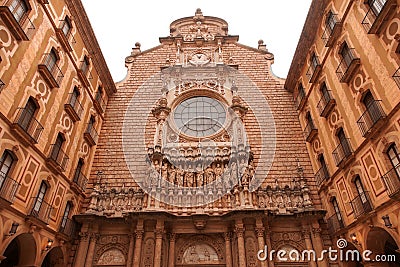 Christ Disciple Statues Monastery of Montserrat Spain Stock Photo