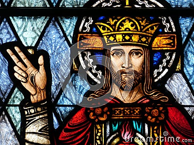 Christ the king Stock Photo