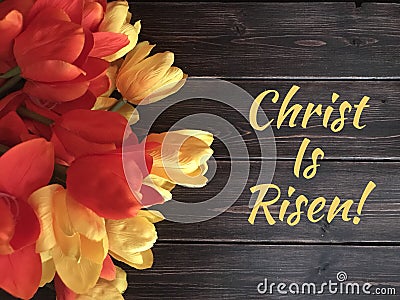 Christ is Risen Stock Photo