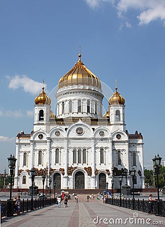 Christ the Savior Cathedral Stock Photo