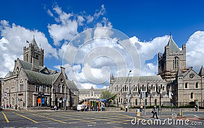 Christchurch Cathedral Editorial Stock Photo