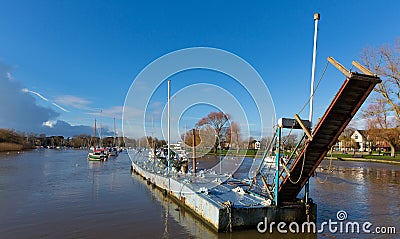 Christchurch Dorset England UK River Stour Stock Photo