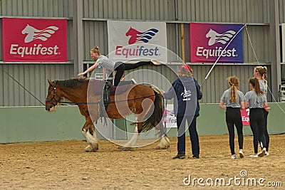 The hack vaulties team show their skills Editorial Stock Photo