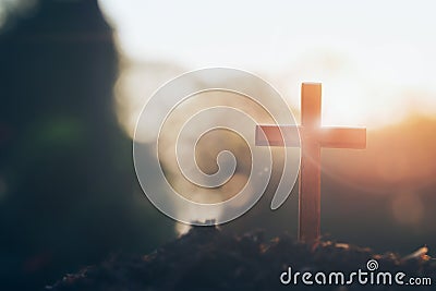 Christian, Christianity, Religion background. Stock Photo