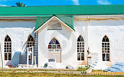 Christian Church of the Cook Islands in Avarua, Rarotonga Editorial Stock Photo