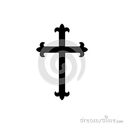 Christian cross isolated - PNG Cartoon Illustration