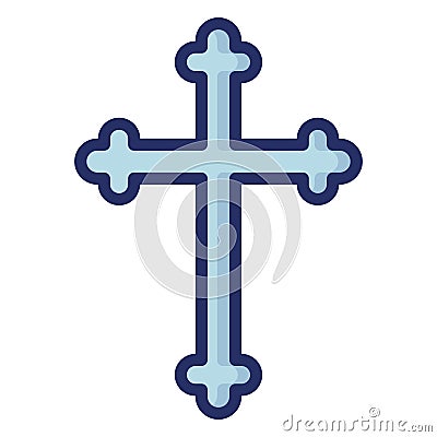 Christian Isolated Vector icon which can easily modify or edit Vector Illustration