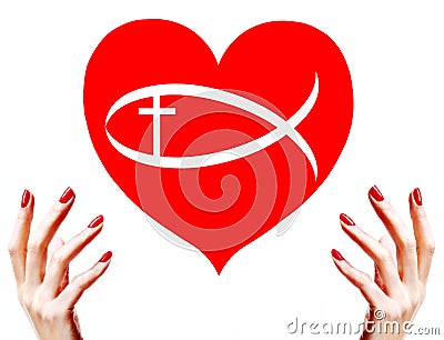 Christian love Stock Photo