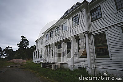 Christian Michelsens children home, Os, Norway Editorial Stock Photo