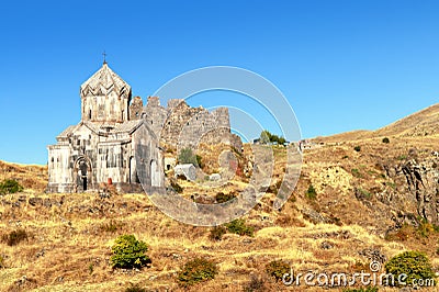 Christian monastery Amberd Stock Photo