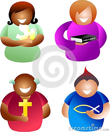 Christian people Stock Photo