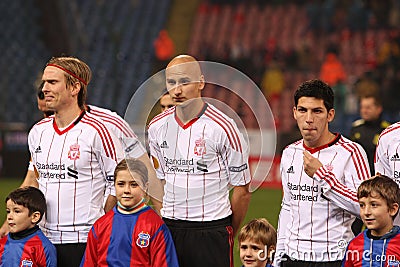 Christian Poulsen and Jonjo Shelvey Editorial Stock Photo