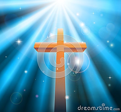Christian religion cross Vector Illustration
