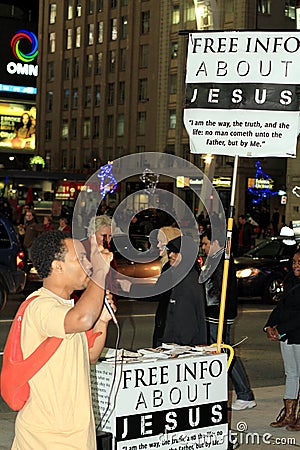 Christian Supporters Editorial Stock Photo