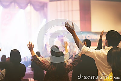 Christian worship at church Editorial Stock Photo