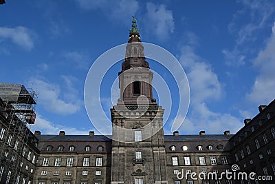 Christianborg palace Stock Photo