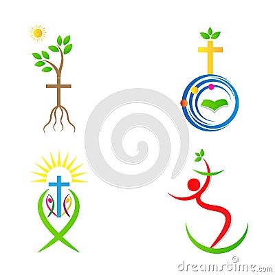 Christianity cross Vector Illustration