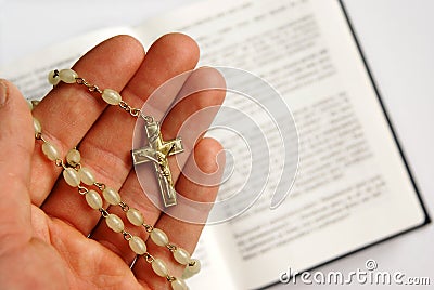 Christianity, faith and Bible Stock Photo