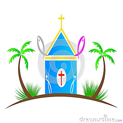 Christianity logo Vector Illustration