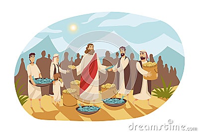 Christianity, religion, Bible concept Vector Illustration