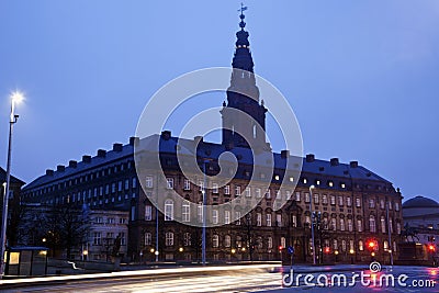 Christiansborg Castle Stock Photo