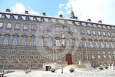 Christiansborg, Copenhagen, Denmark Editorial Stock Photo