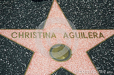 Christina Aguilera Editorial Stock Photo