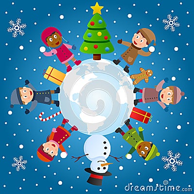 And So This Is Christmas Vector Illustration