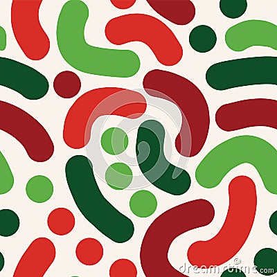 Christmas abstract handdrawn vector background Vector Illustration