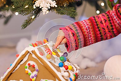 Christmas activities Stock Photo