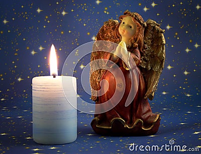 Christmas Angel Stock Photo