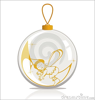 Christmas Angel Vector Illustration