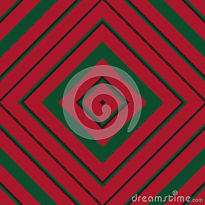 Christmas Argyle Diagonal Stripes seamless pattern background Vector Illustration