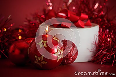 Christmas arrangement Stock Photo