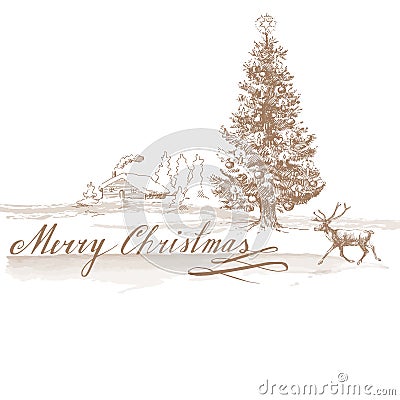 Christmas background Vector Illustration