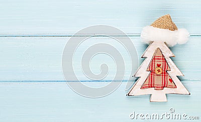 Christmas background in christmas decor, ornament vintage style. Greeting card Stock Photo
