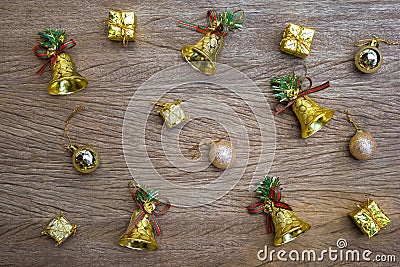 Christmas background with decoration. Stock Photo