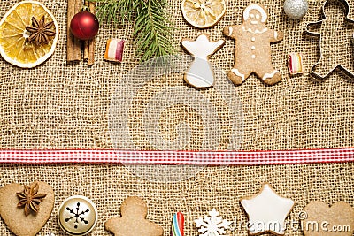 Gingerbread cookies Stock Photo