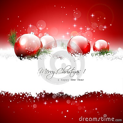 Christmas background Vector Illustration