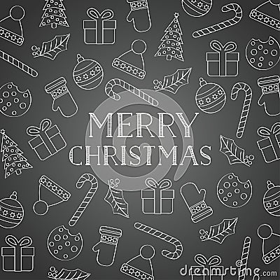 Christmas background Vector Illustration