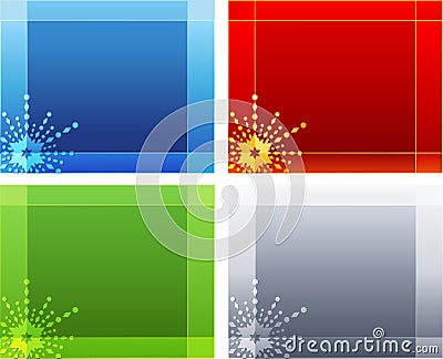 Christmas backgrounds collection Vector Illustration