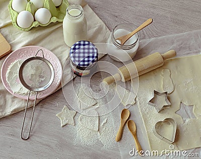 Christmas bakery Stock Photo