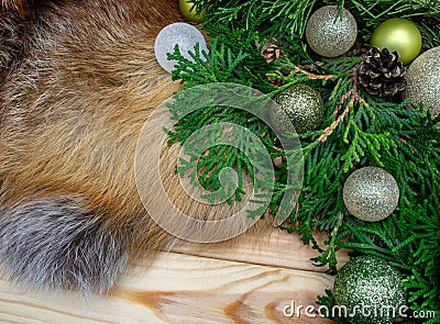 Christmas ball ornaments Christmas holiday decor new year Stock Photo