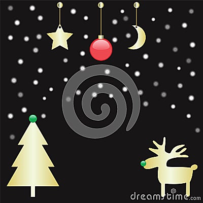 Christmas ball Vector Illustration