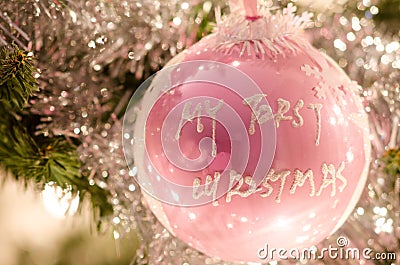 Christmas ball Stock Photo