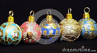 Christmas balls Stock Photo