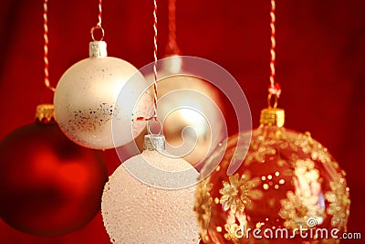 Christmas balls Stock Photo