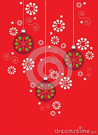 Christmas balls Vector Illustration